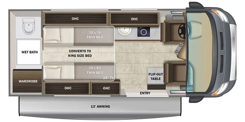 2022 Entegra Coach Ethos Li 20TL floor plan