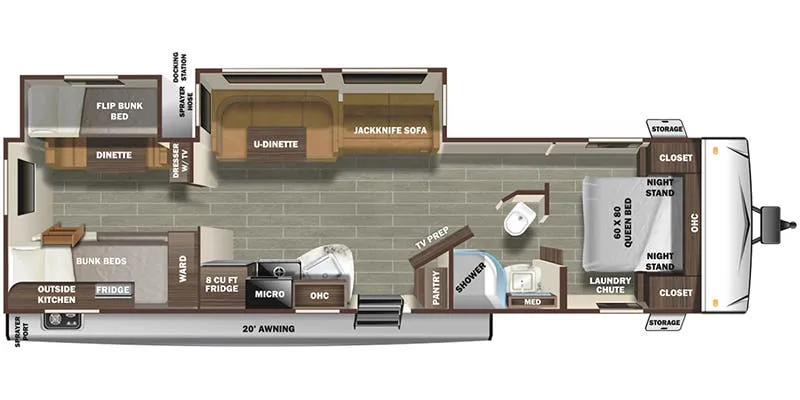 Starcraft Super Lite 311BH floor plan