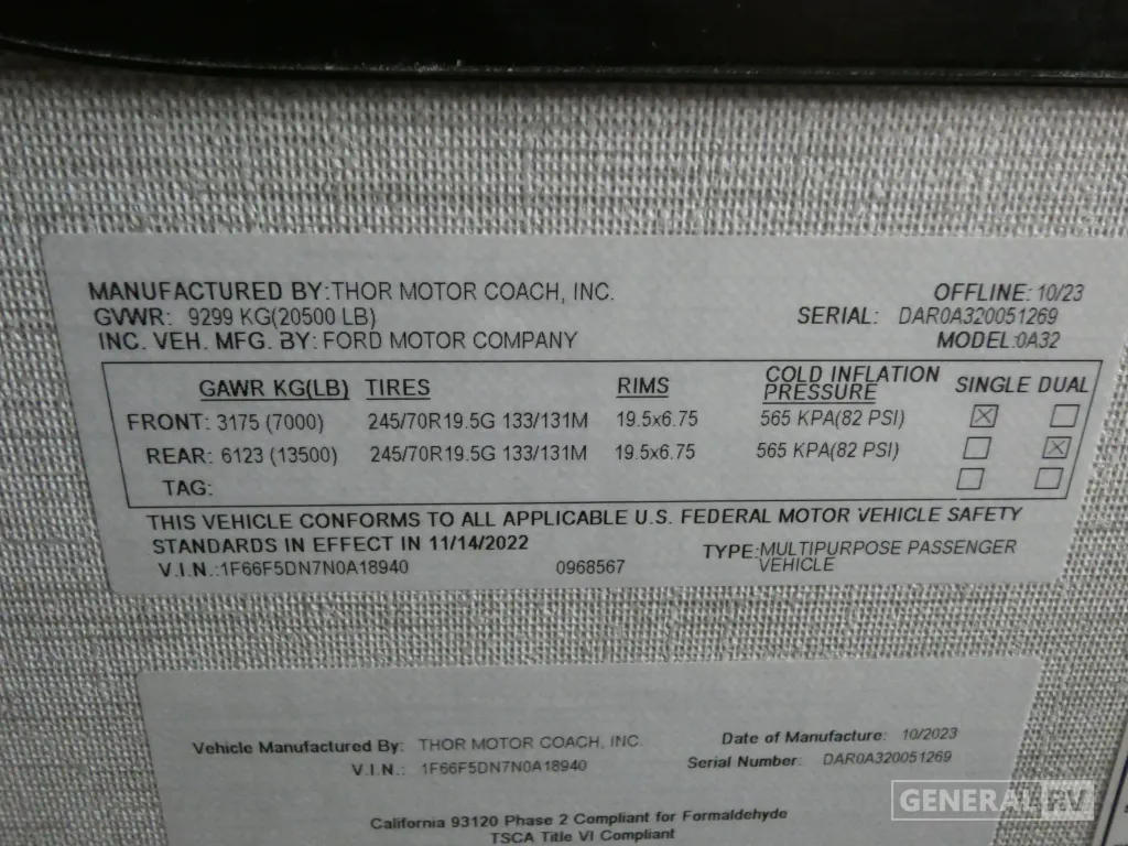 2024 Thor Motor Coach Freedom Traveler A32, Photos photo 40