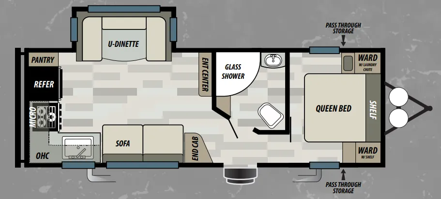 Forest River Sonoma 240RKS floor plan