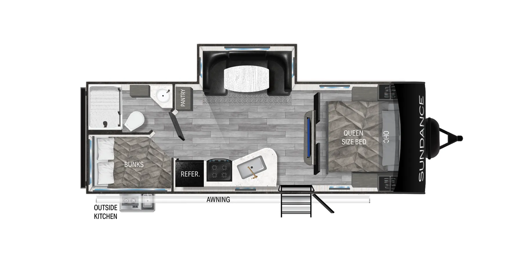 Heartland Sundance 241BH floor plan