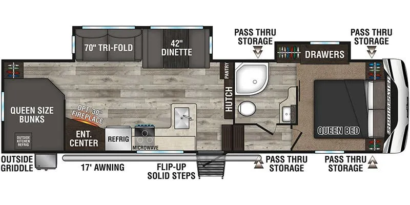 K-Z Sportsmen 292BHK floor plan