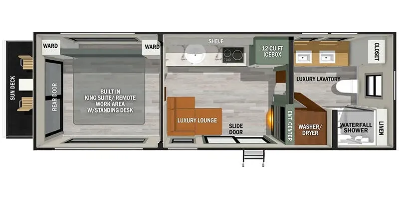 Forest River No Boundaries RV Suite RVS1 floor plan