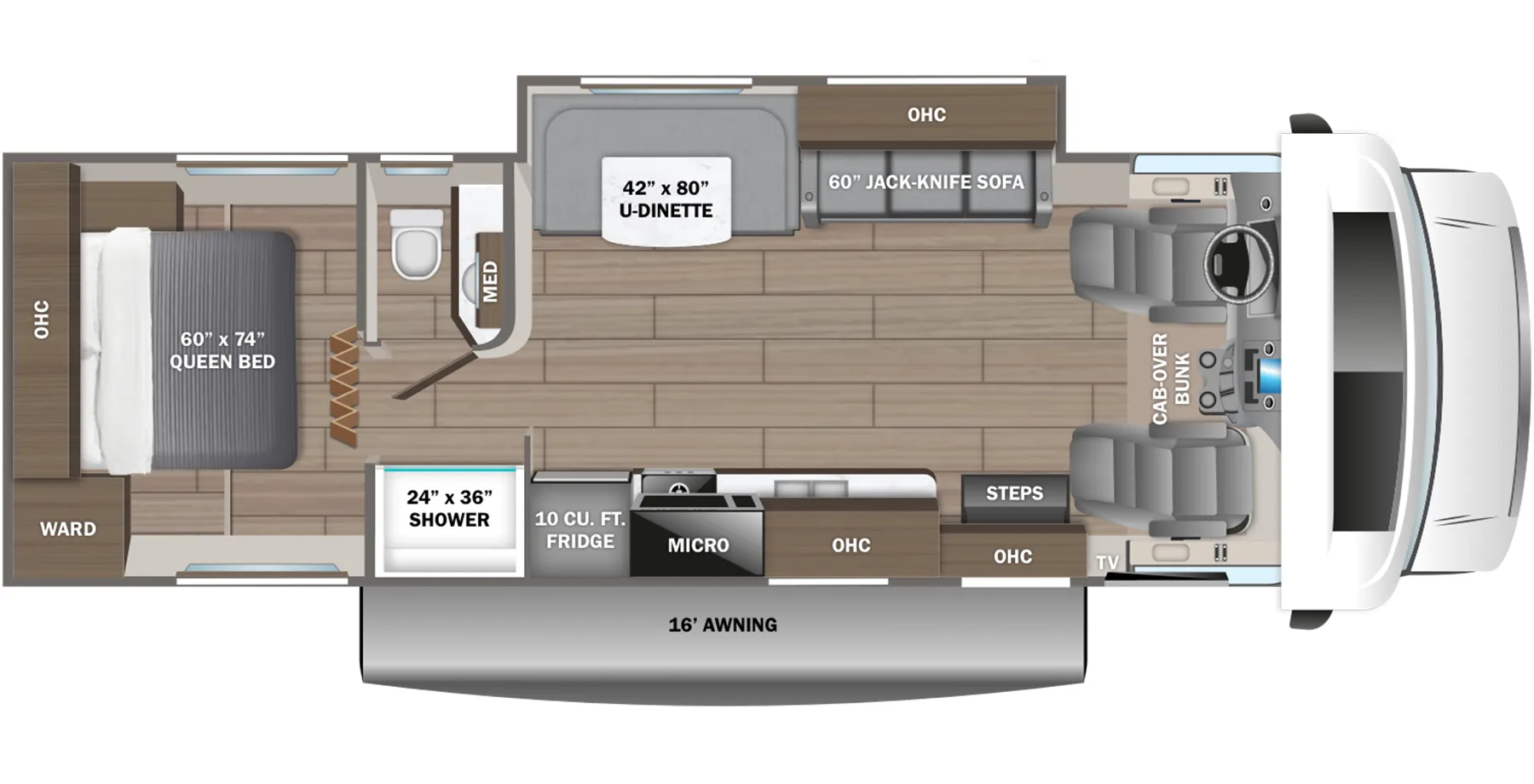 Jayco Redhawk 29XK floor plan