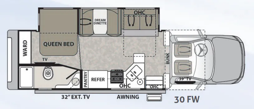 Dynamax Corp Isata 5 Series 30FW floor plan