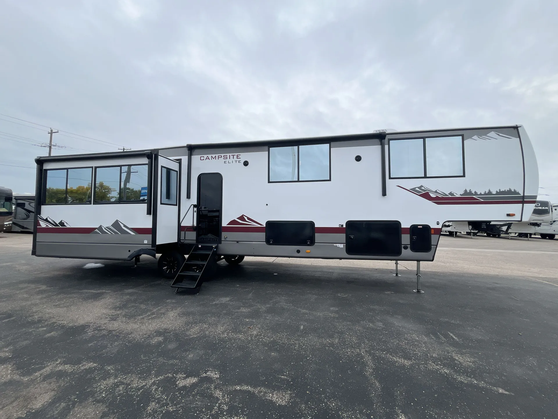 2027 Forest River Campsite Elite 36RF — campside