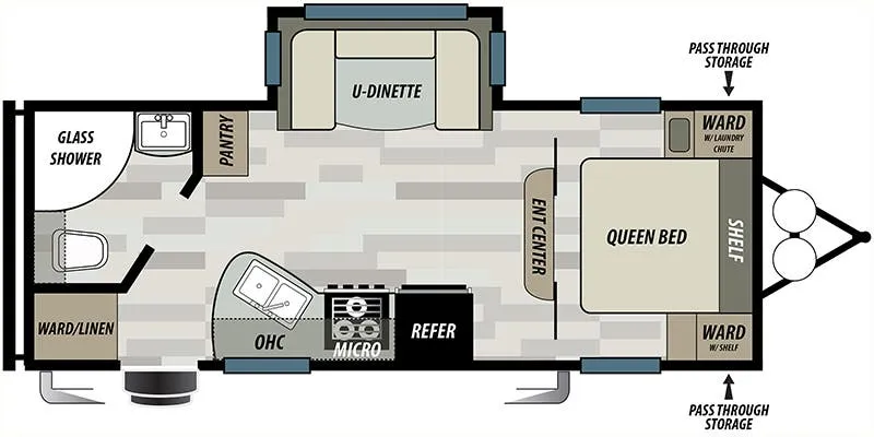 2020 Forest River Sonoma 2202RB - Floor plan