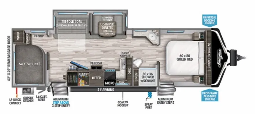 Grand Design Imagine 2910BH floor plan