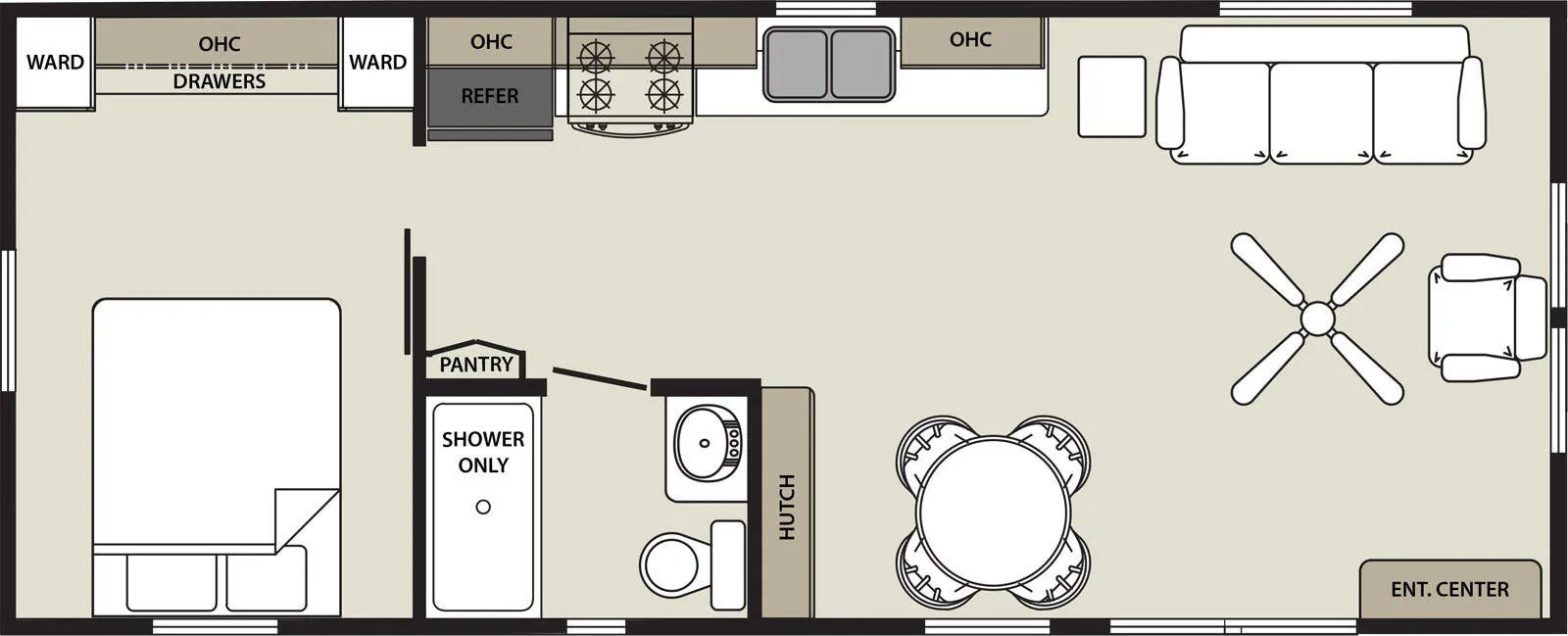 Forest River Quailridge Summit Canada 41BH-C floor plan