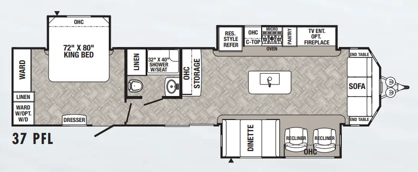 Palomino Puma 37PFL floor plan