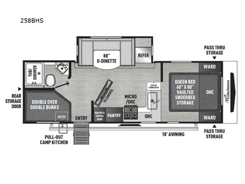 2024 Coachmen Freedom Express Ultra Lite 258BHS