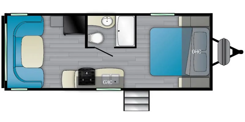 Heartland Trail Runner TR 211 RD floor plan