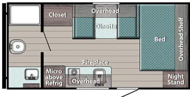 Gulf Stream Conquest Lite Super Lite 178RB floor plan