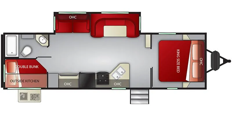 Cruiser RV Embrace EL275 floor plan