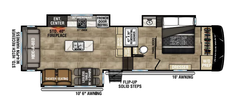 K-Z Ridgeway 31RL floor plan