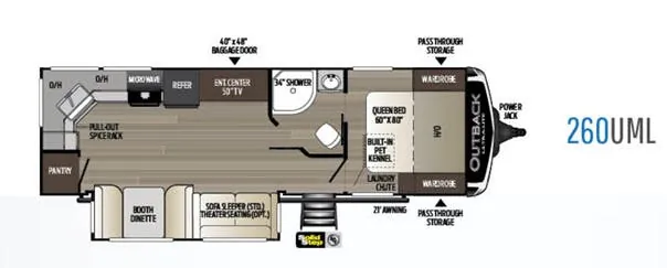 Keystone Outback Ultra-Lite 260UML exterior