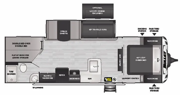 Keystone Bullet Premium 273BHSWE floor plan