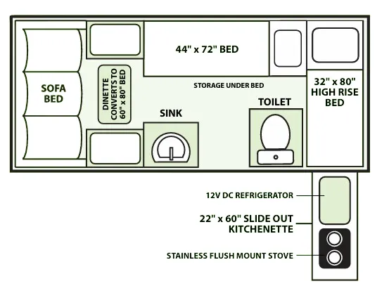 Aliner Family EXPEDITION floor plan