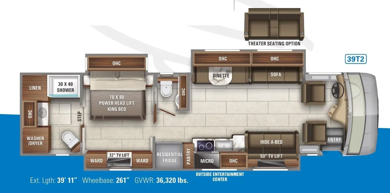 Jayco Embark 39T2 floor plan