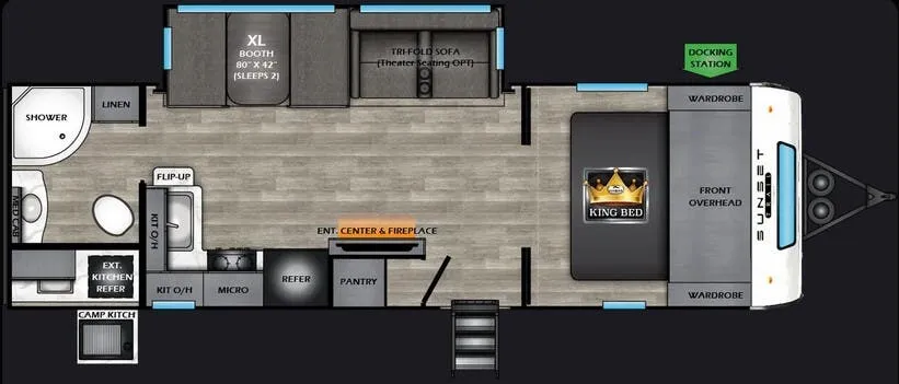 CrossRoads Sunset Trail 253RB floor plan
