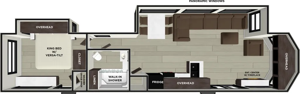2026 FORES RIVER WILDWOOD 40FDEN floor plan