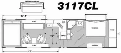 Eclipse Iconic 3117CL floor plan