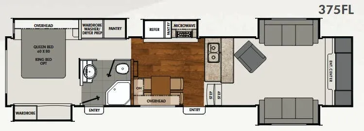 Coachmen Brookstone 375FL floor plan