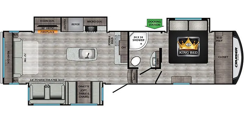 CrossRoads Cruiser Aire CR31SI floor plan