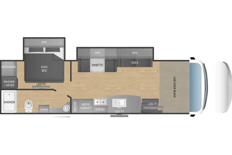 2027 NeXus RV Maximus 34MX - Floor plan