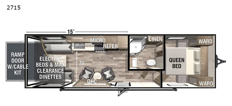 2021 Forest River XLR Hyperlite 2715 - Floor plan