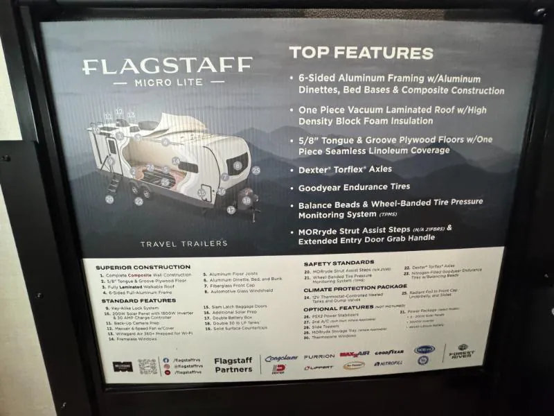 2026 Forest River Flagstaff Micro Lite 25FBD, Photos photo 24