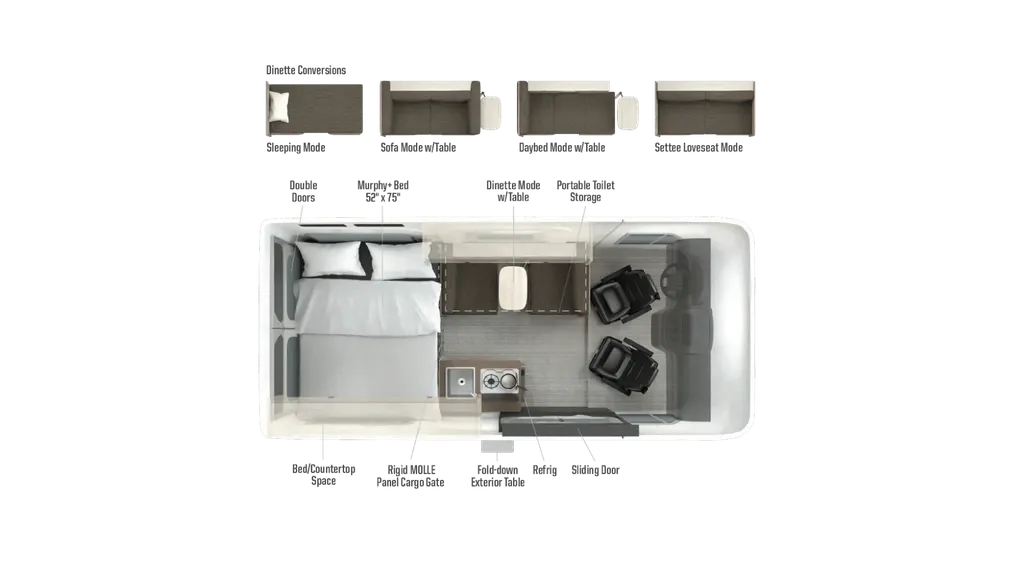2026 Winnebago Solis Pocket 36A floor plan