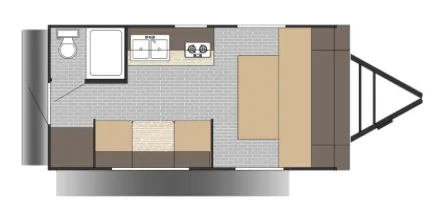 2026 SUNSET PARK RV SUNLITE 18RD floor plan
