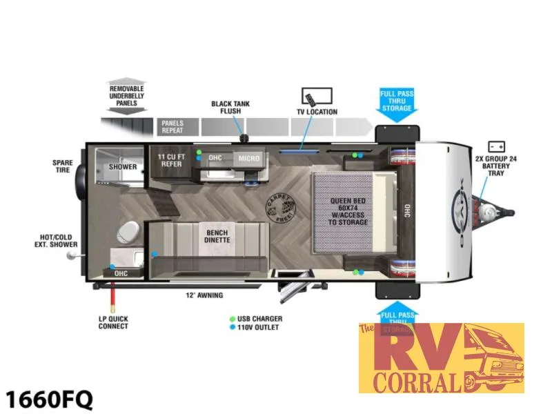2022 Forest River Ozark 1660FQ - Photo 4