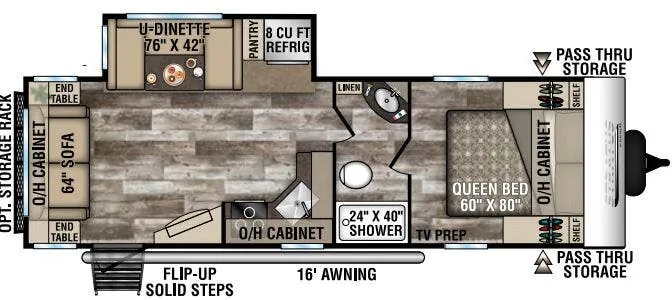 Venture RV Stratus SR261VRL floor plan