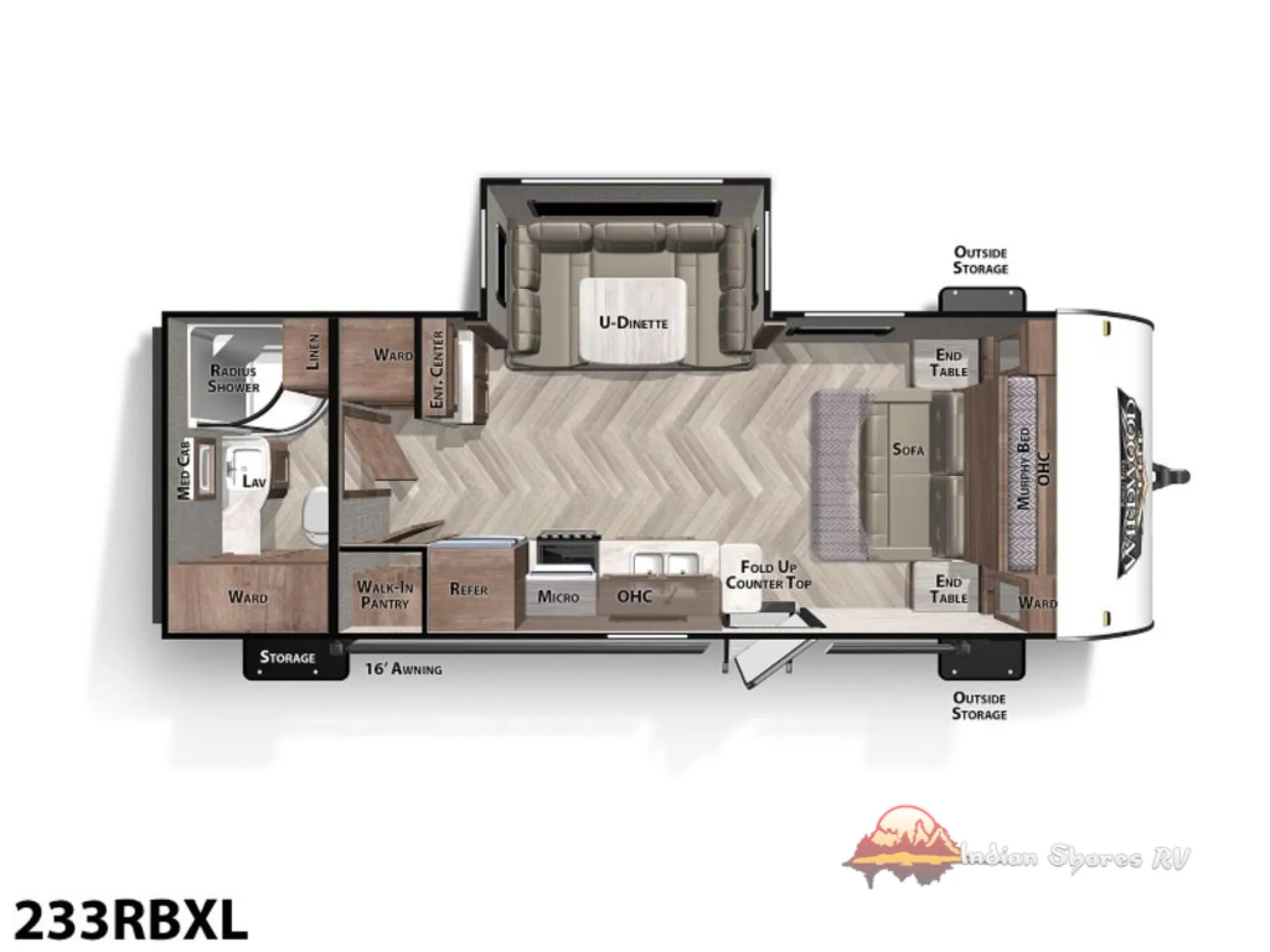 2020 Forest River RV Wildwood X-Lite 233RBXL