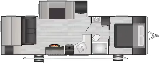 Keystone Springdale 286BHUWE floor plan