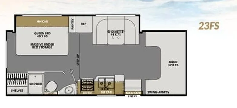 Coachmen Freelander 23FS floor plan