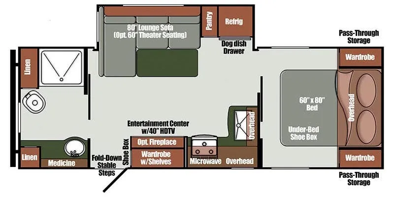 Gulf Stream Envision 220RB floor plan