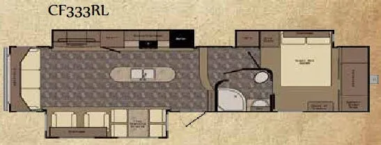 CrossRoads Cruiser CF333RL floor plan