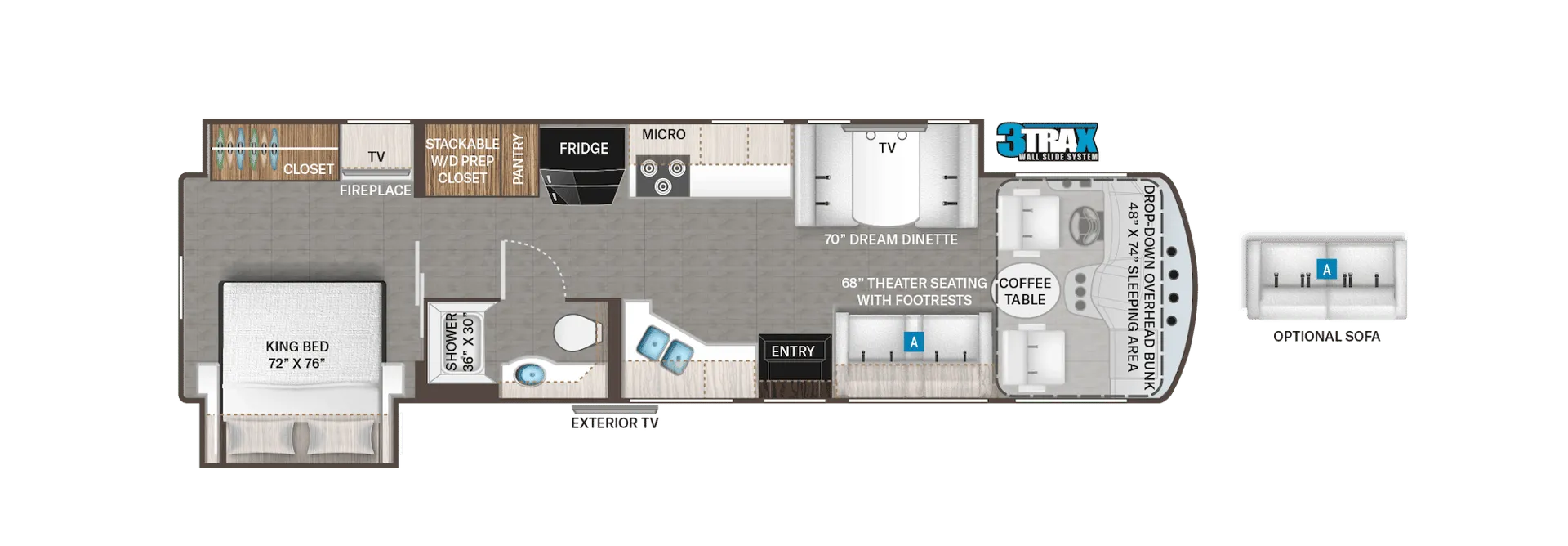 Thor Motor Coach Indigo DD35 floor plan