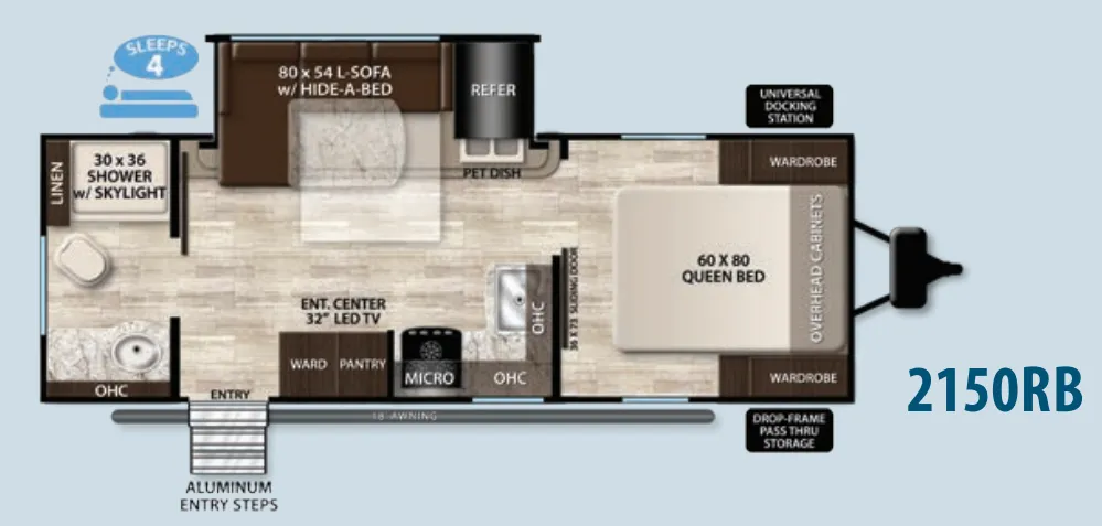 Grand Design Imagine 2150RB floor plan
