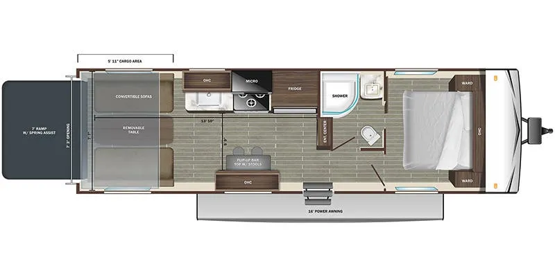 Starcraft Autumn Ridge 263THW floor plan