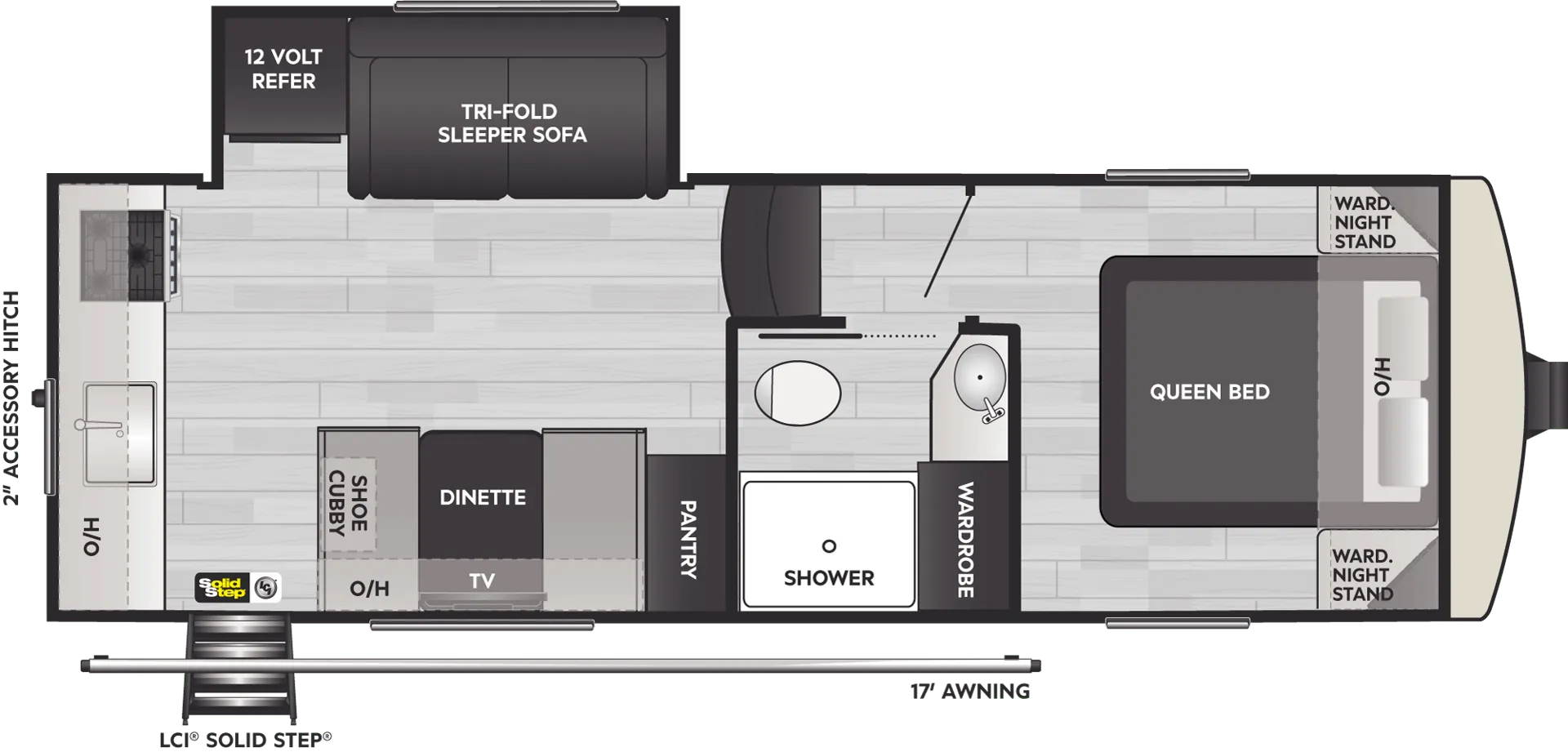 2024 Keystone Arcadia Select 21SRK - Floor plan