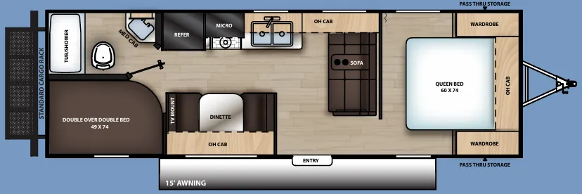 Coachmen Catalina Summit Series 8 8 261BH floor plan