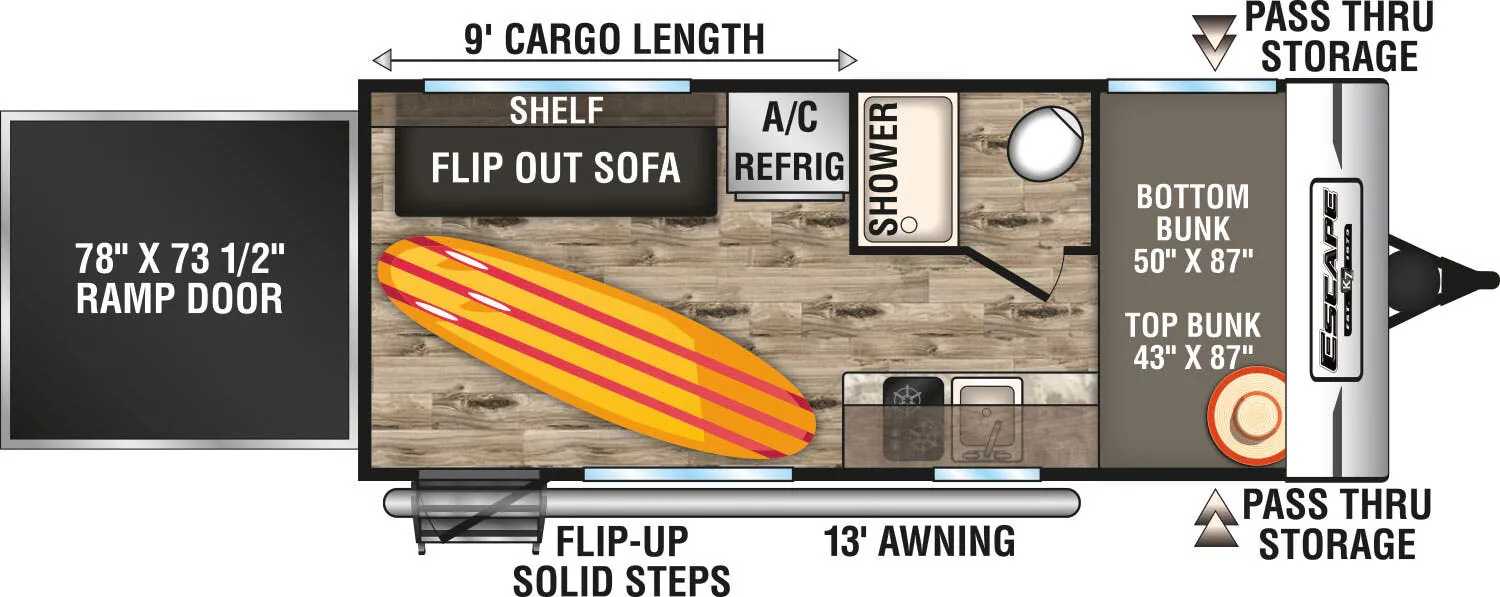 K-Z Escape E180TH floor plan