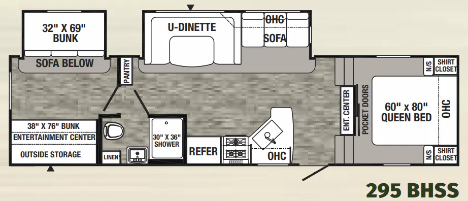 Palomino Puma 295BHSS floor plan