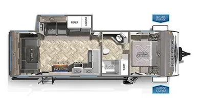 Palomino Puma 26RLS floor plan