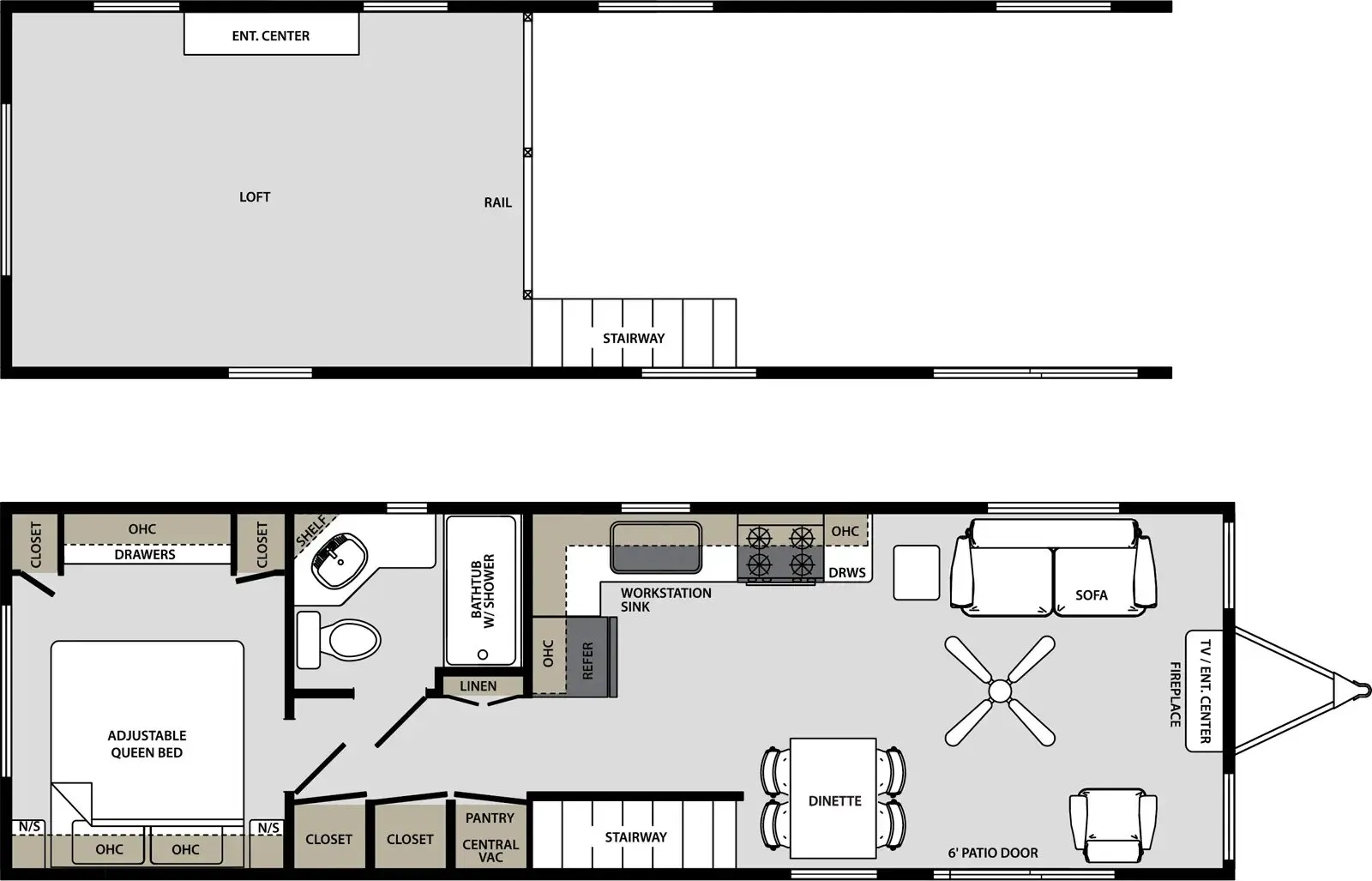Forest River Quailridge Premier 40CKCL-P floor plan