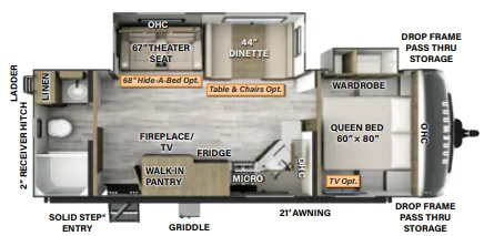 Forest River Rockwood Ultra Lite 2606WS exterior